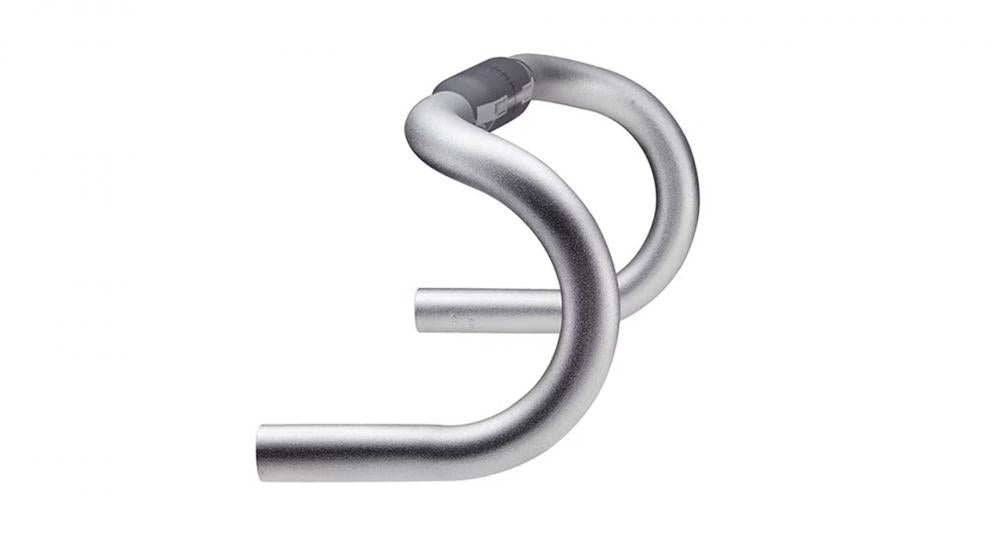 Ritchey Classic Neo Classic Drop Lenker 31,8 mm, 44 cm Breite, 128 mm Drop, 73 mm Reach, 0° Backsweep, hochglanzpoliert silber, aus 6061 Aluminium, für Rennräder