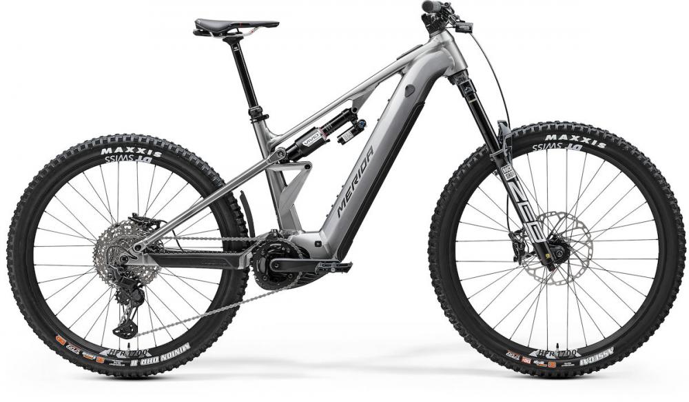 Merida eONE-EIGHTY 900 I1 glossy gunmetal S Grau - leistungsstarkes E-MTB für anspruchsvolle Trails