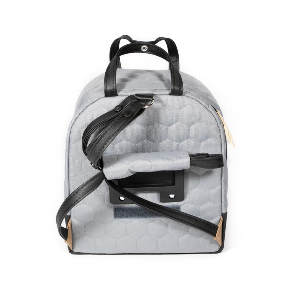 Haberland Bella Rucksack-Lenkertasche 7 l - schwarz/grau