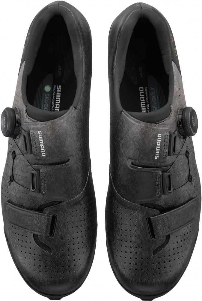 SHIMANO RX801 Fahrradschuhe - Gravel SPD, Herren/Damen, Größe 45, Schwarz