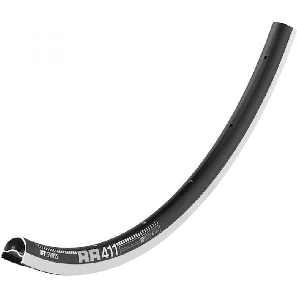 DT Swiss Felge RR 411 28"/700C 32 Loch Schwarz - leichte, steife Rennradelge