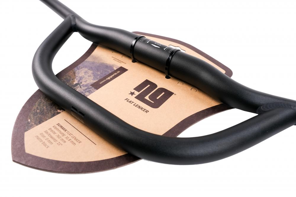 NG Sports Sumakk Flat Lenker, 31.8mm, 760x0mm, 15, 120mm, matte black