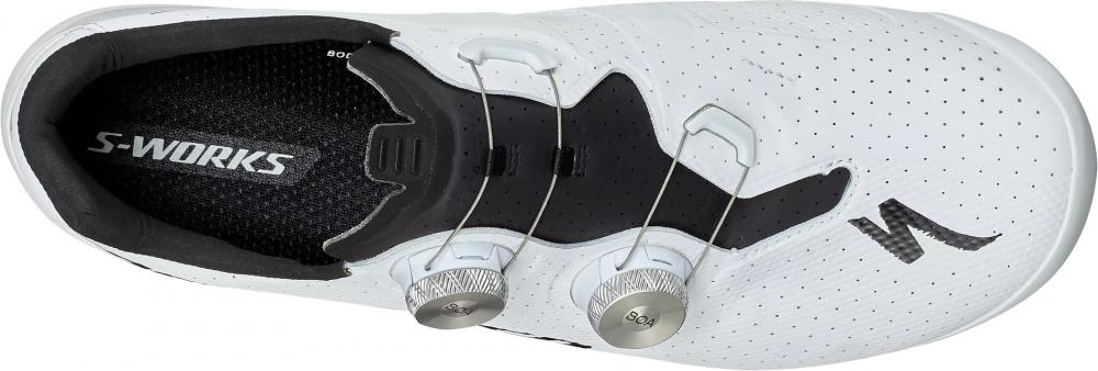 Specialized S-Works Torch Rennradschuh Weiß Team Größe 44.5 - Hochleistungs-Carbonschuh