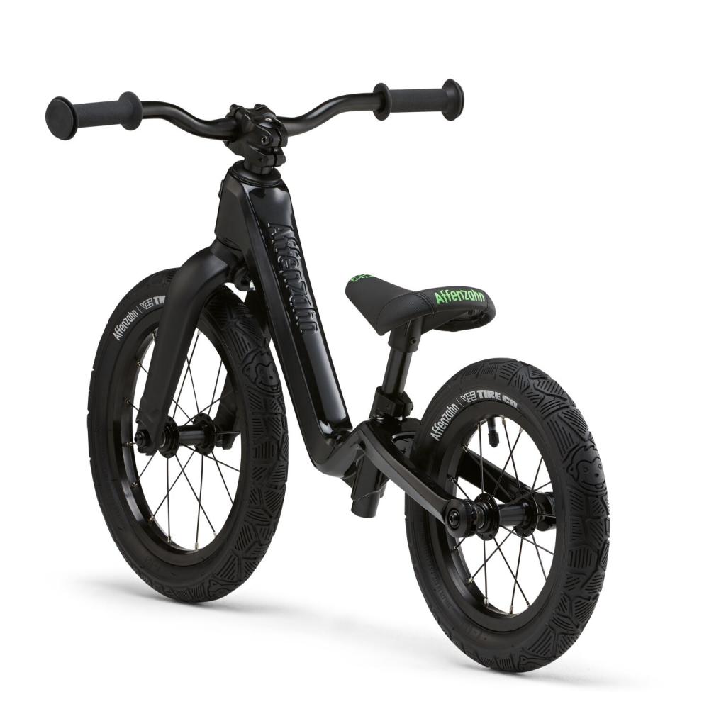 AFFENZAHN Kinderlaufrad Panther Schwarz 12 Zoll
