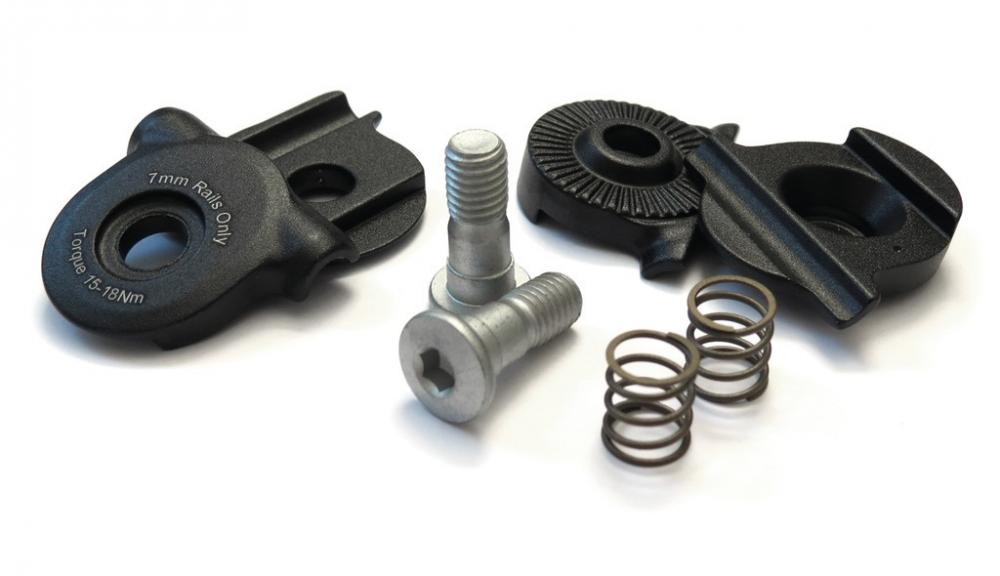 SR Suntour Klemmkopf-Set für SP12/SP17 NCX Sattelstütze Ersatzteil für Federsattelstützen, kompatibel mit 7mm Sattelstreben