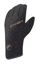 CHIBA All Natural Glove Light - Merino-Walk & Nappaleder, S, schwarz