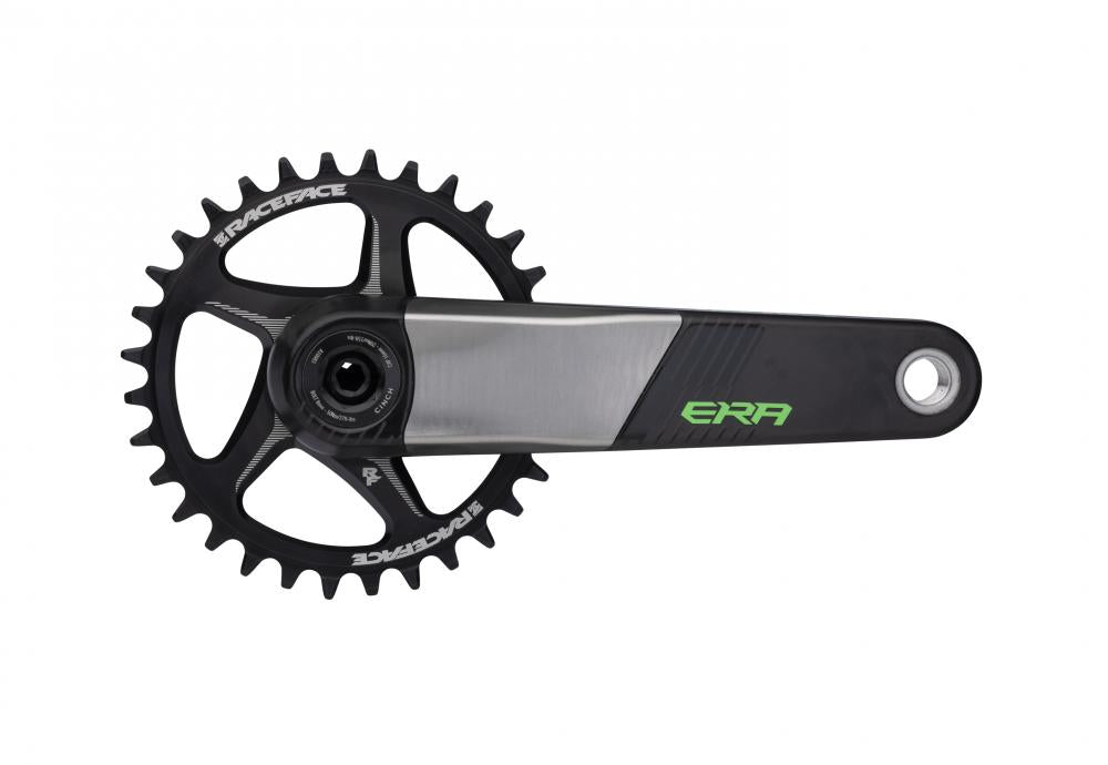 Race Face Era Carbon Kurbel, 175mm, 30mm, grün - maximale Steifigkeit für anspruchsvolle Trails