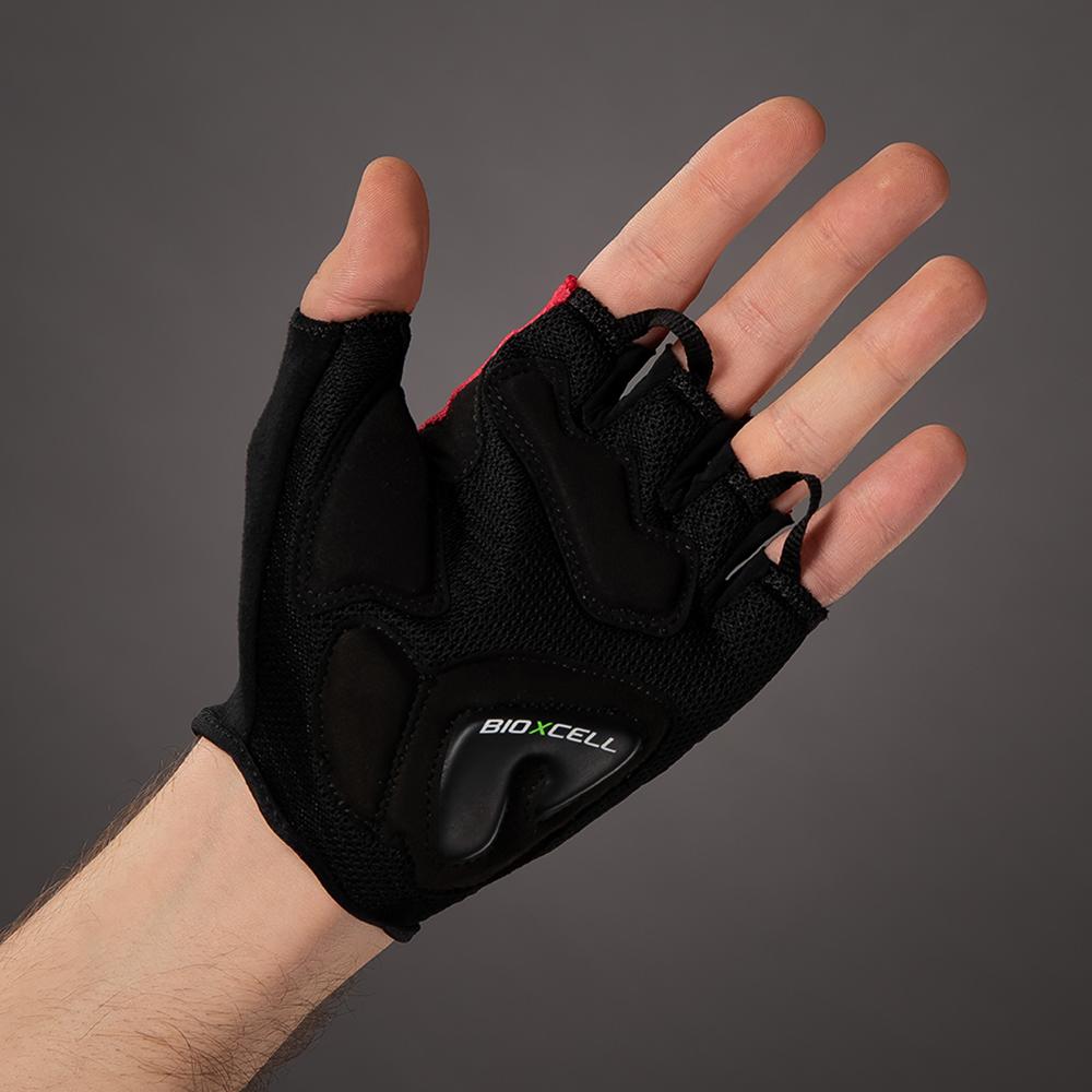 CHIBA BioXCell Air - Radhandschuhe rot XL mit Gelpolsterung und Belüftung