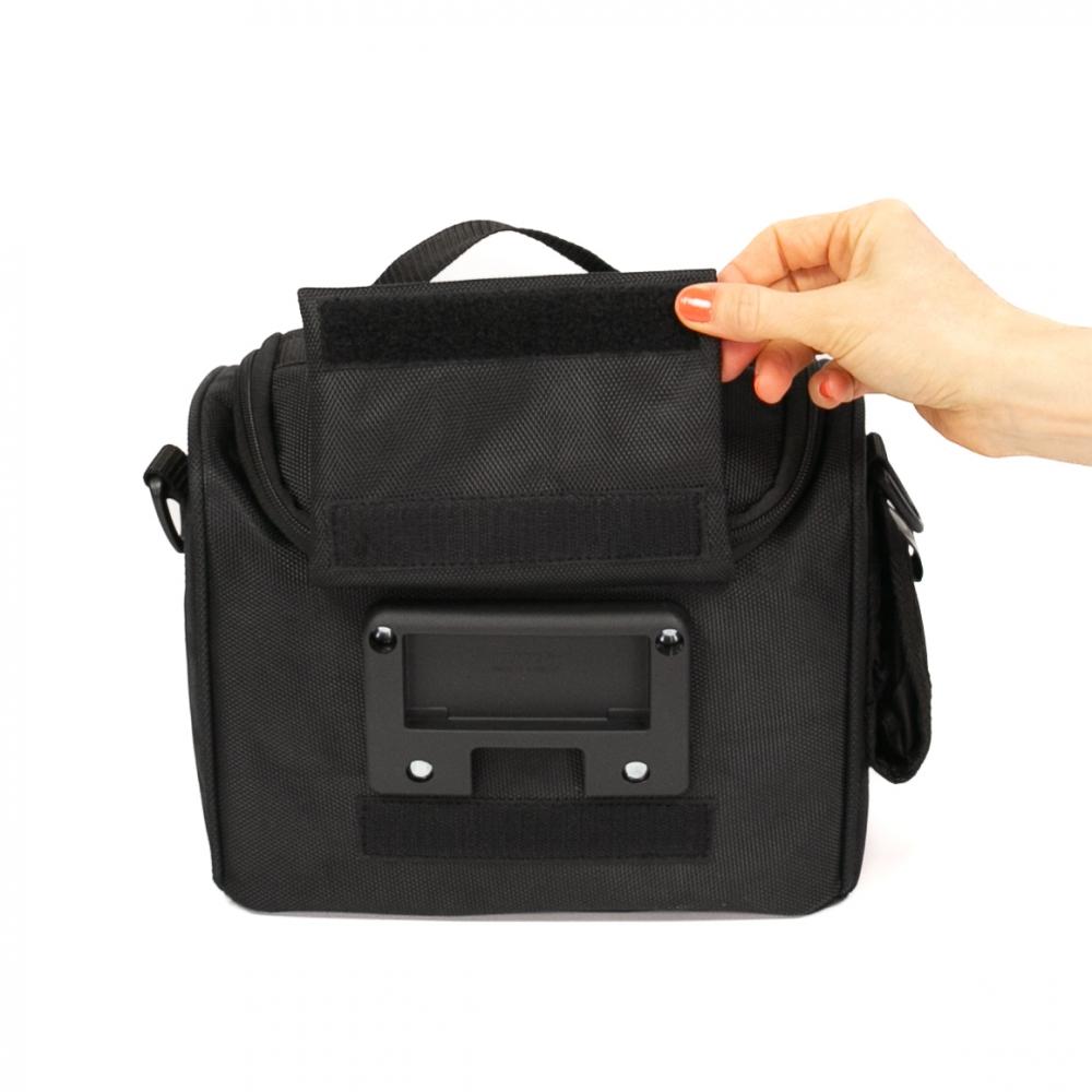 Haberland Lenkertasche 5l Siebensachen schwarz - praktische Fronttasche mit KLICKfix