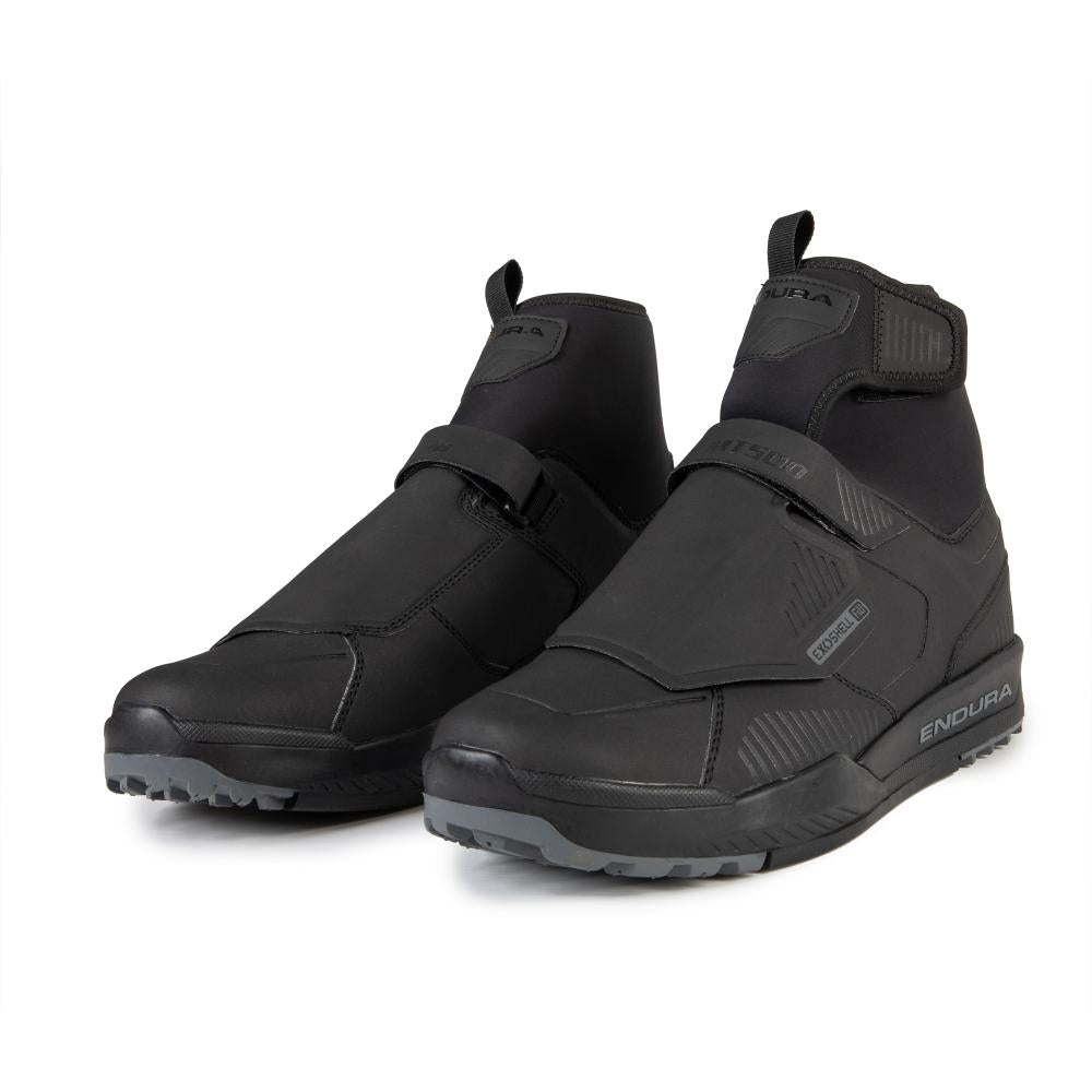 Endura MT500 Burner Clipless wasserdichter Schuh schwarz EU43 UK9 US10 - robuster MTB-Schuh, SPD-kompatibel, wasserdicht, atmungsaktiv, mit griffiger Sohle und hohem Tragekomfort