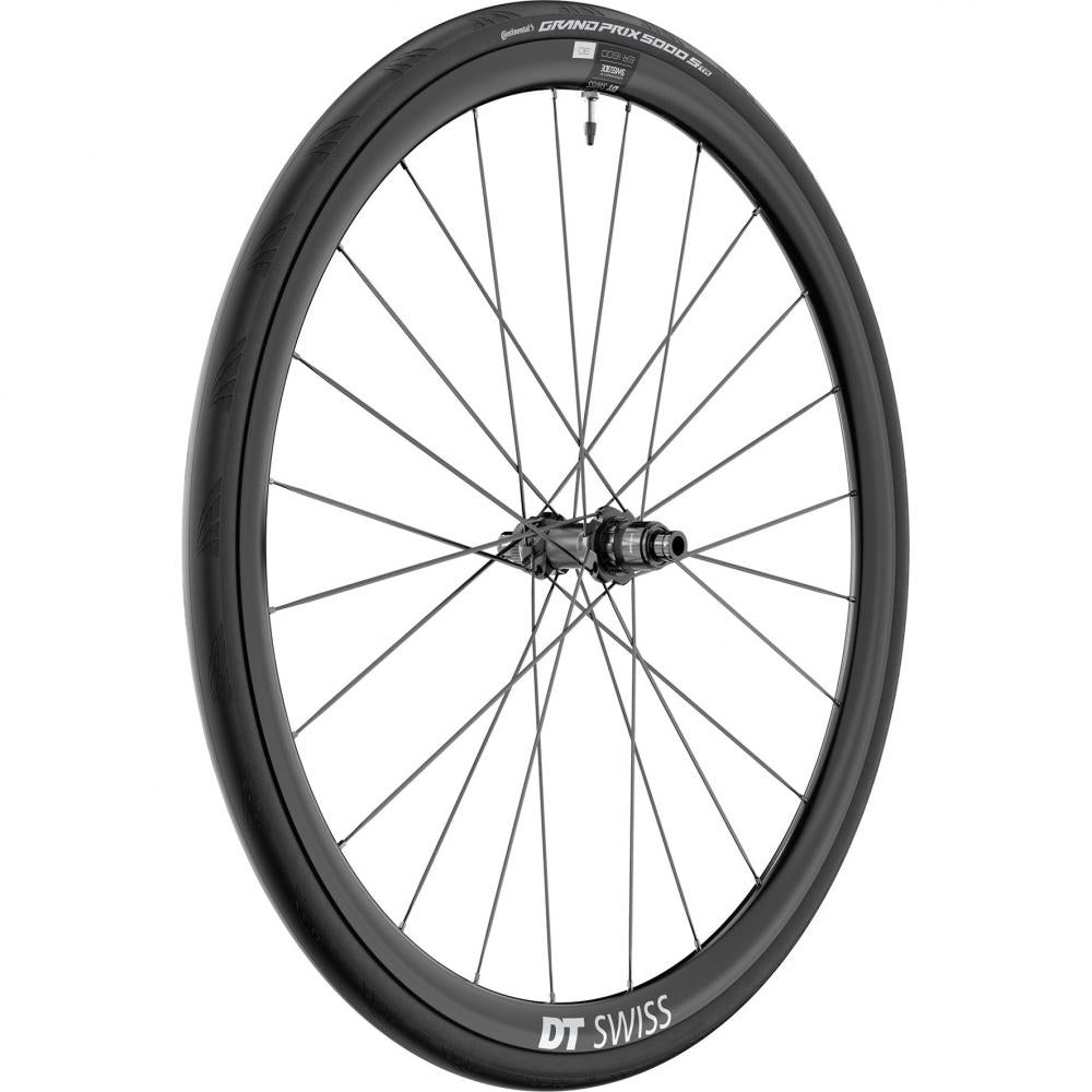 DT Swiss Laufrad ER 1600 Spline 30 622 x 30 mm Schwarz - aerodynamisches Disc-Laufrad WTS