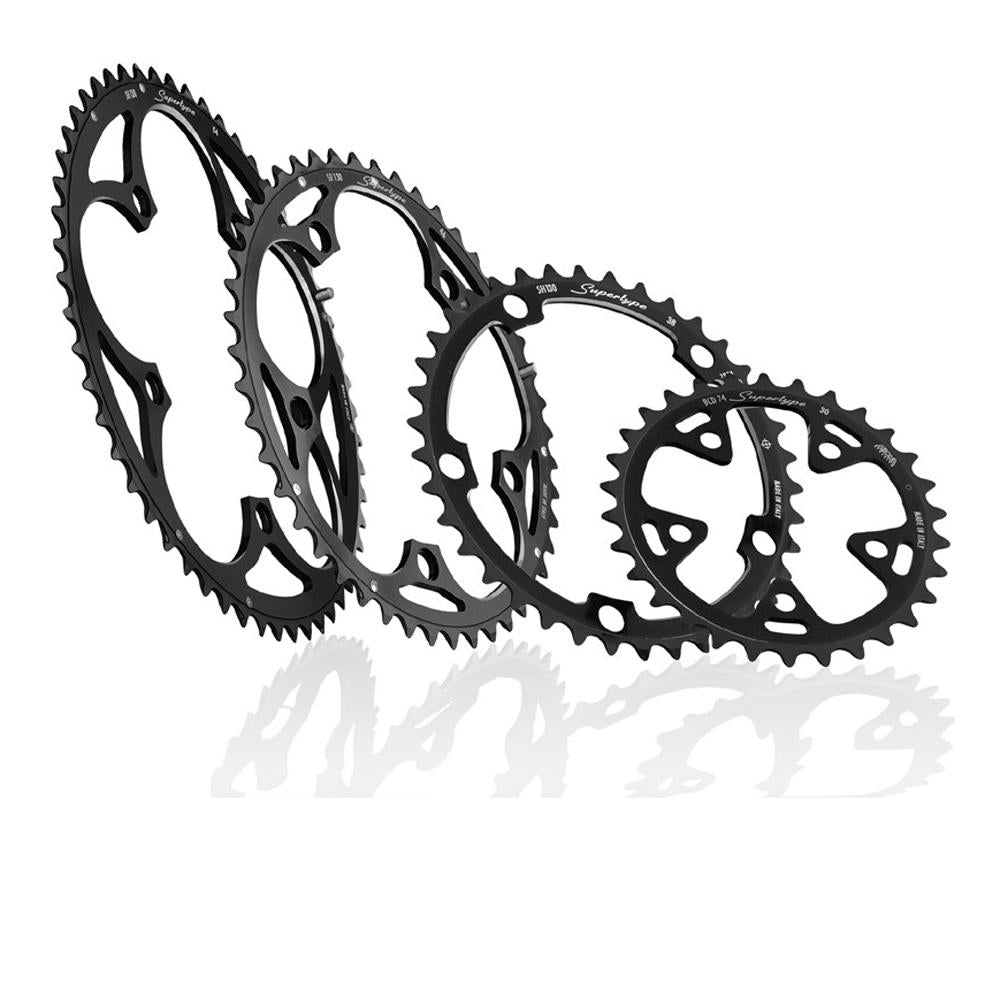 Miche Kettenblatt Supertype BCD 135CA außen 52Z schwarz 9/10fach Campagnolo