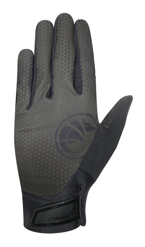 CHIBA BioXCell Touring - Radhandschuhe schwarz L mit Gelpolster & Touchfinger, 67 g