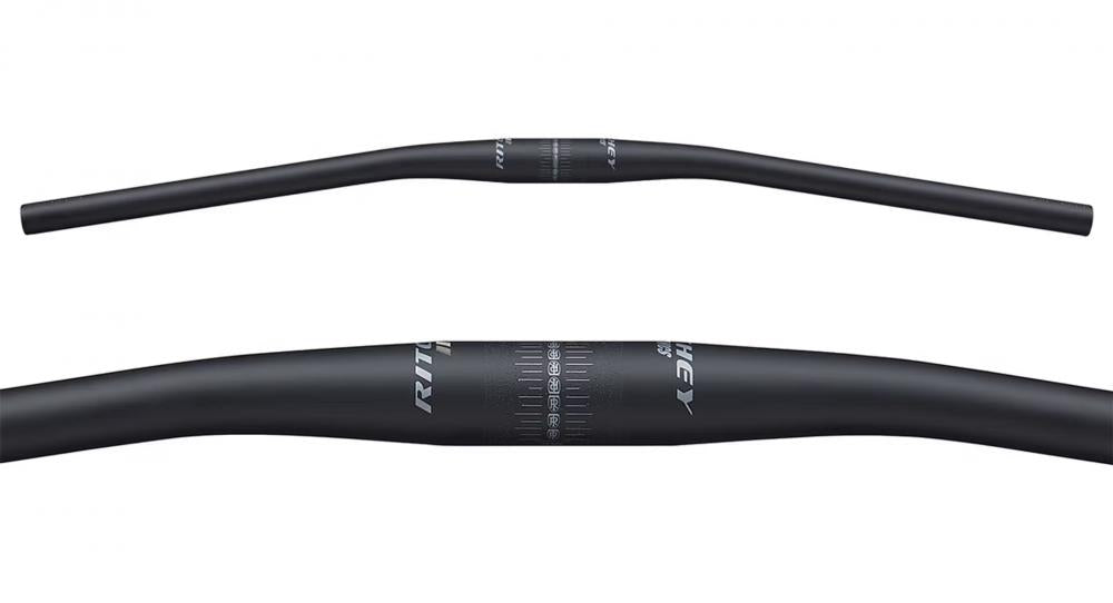 Ritchey WCS 2X Flat MTB Lenker 740mm Blatte Black Aluminium 31,8mm +/-5mm Rise 9° Backsweep.