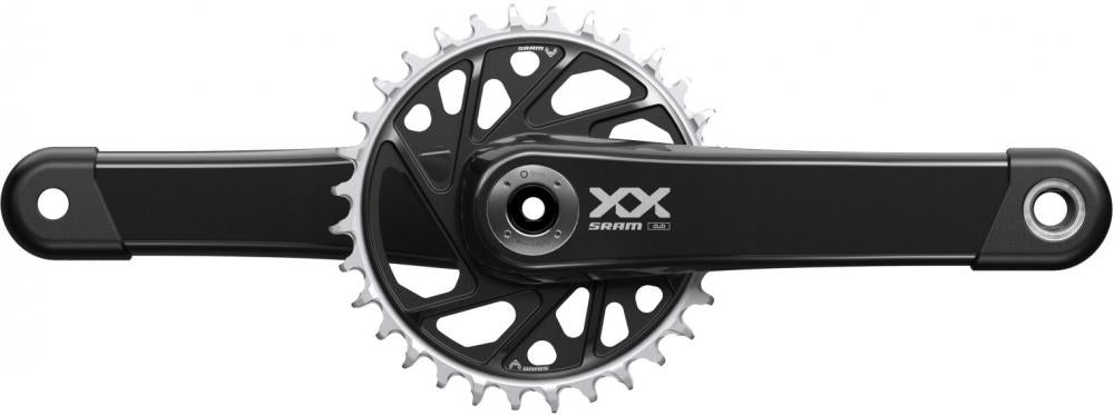 SRAM XX Eagle T-Type Kurbelgarnitur 175 mm - leichte Carbon-Kurbel für präzisen 1x12-Antrieb