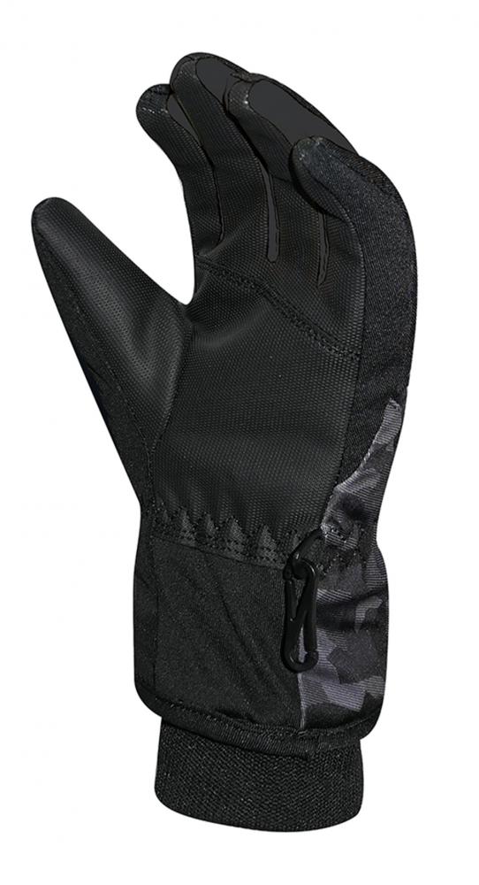 CHIBA Snow Flash - wasserdichte Winter-Radhandschuhe, Größe 4, Tarn/weiß