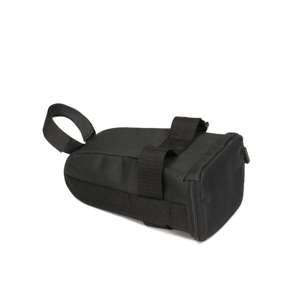 Haberland Tasche für Schlosskette mit Schloss- schwarz - sichere & formstabile Satteltasche