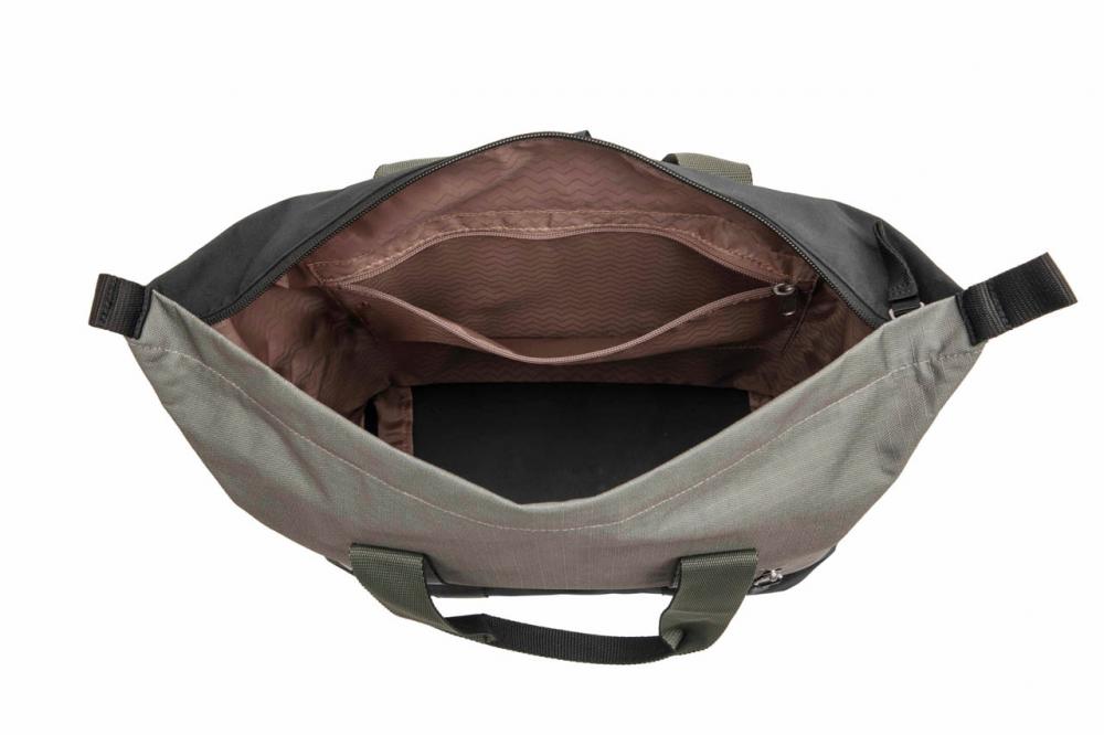 New Looxs Radtasche Oslo Kota Olive/Yellow 18 l Olive - vielseitiger Shopper für Alltag & Pendeln