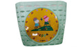 Bike Fashion Kinder-Fahrradkorb Peppa Pig - robuster Kunststoff-Lenkerkorb - Kinderkorb