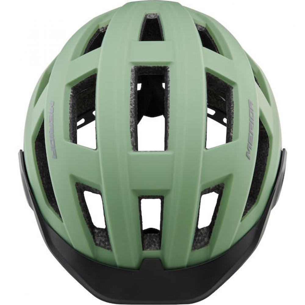 Merida Helm Explorer dunkelgrün 58-62 cm Dunkelgrün - leichter Gravel-Helm mit Top-Belüftung