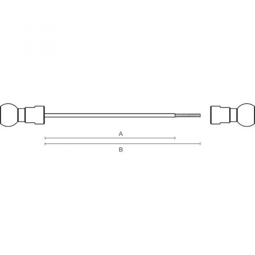 Burley Schnellspannachse COHO Ballz 130-135 mm Silber - für Coho XC Anhänger