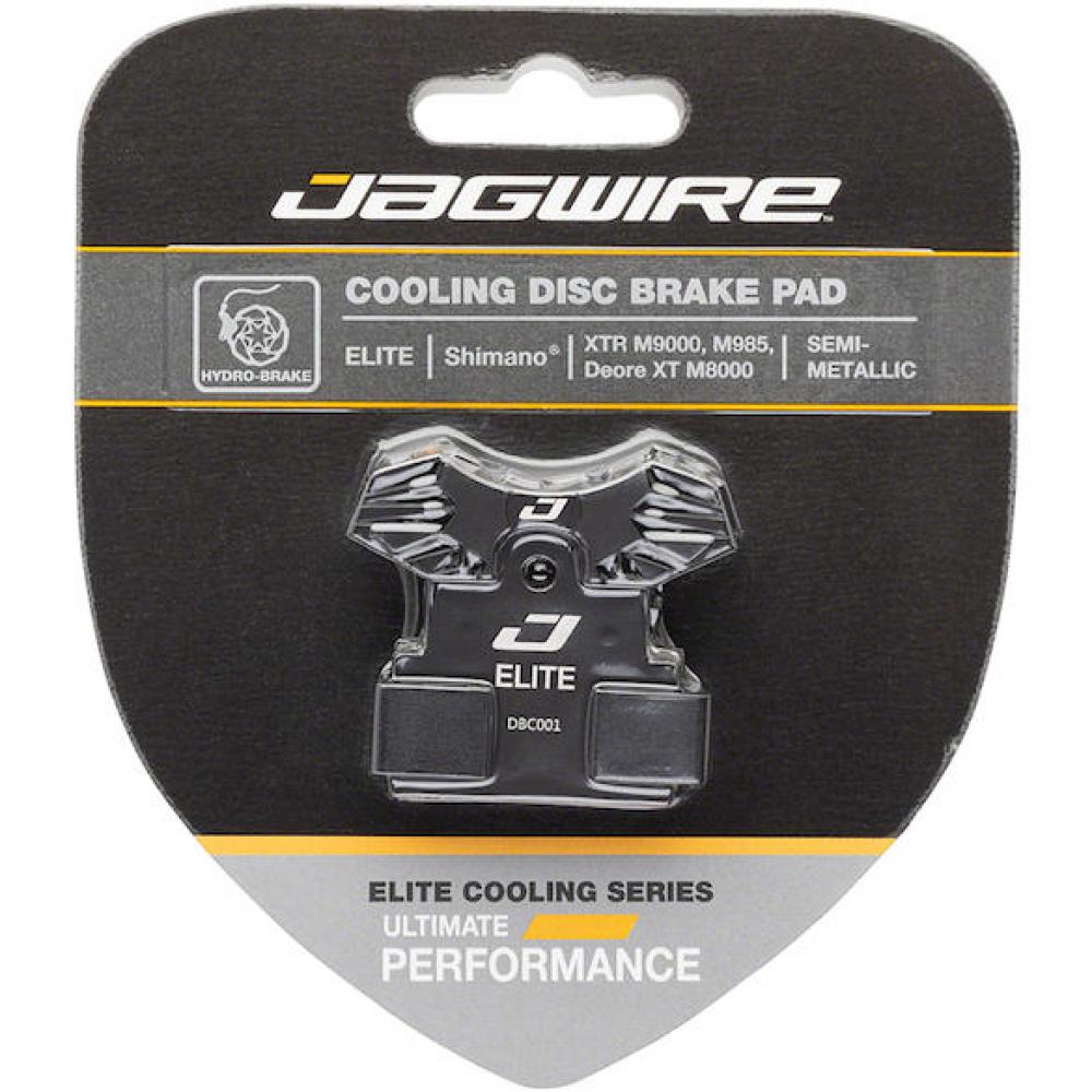 Jagwire Disc Elite Cooling Bremsbeläge Semi-Metallic - Aluminium-Kühlrippen für konstante Bremsleistung
