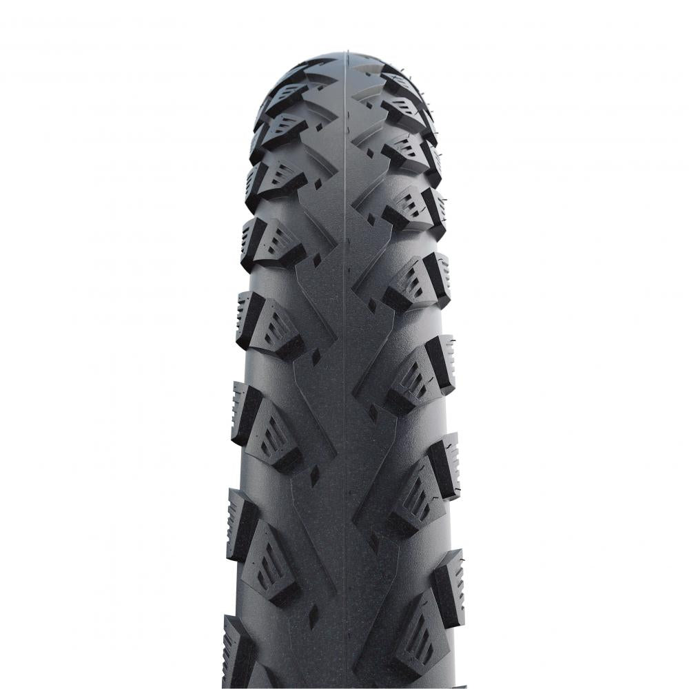 Schwalbe Land Cruiser 24x1.75 Fahrradreifen schwarz mit K-Guard Pannenschutz und HS450 Profil.