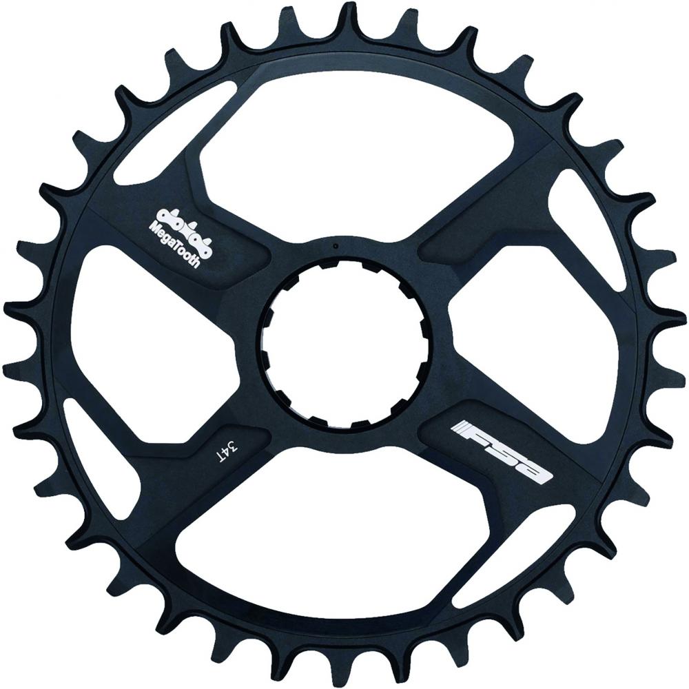 FSA Kettenblatt Megatooth Direct Mount 34T Schwarz - für Bosch Gen4 & Fazua E-Bikes