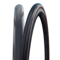 Schwalbe Faltreifen ONE Perf RaceGuard MikroSkin 28x1,0 Zoll (25-622) Schwarz/Bronze - schneller Allround-Rennradreifen