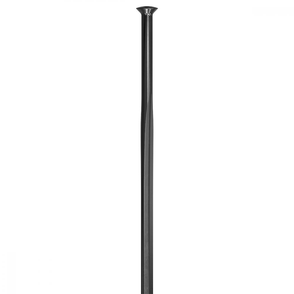 DT Swiss Speiche Aero Comp Straightpull 2.0/2.3/1.2 240 mm schwarz - aerodynamische Laufrad-Optimierung