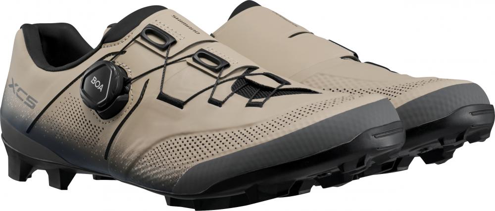 SHIMANO Fahrradschuhe XC503 MTB SPD Herren/Damen breit Beige Größe 45