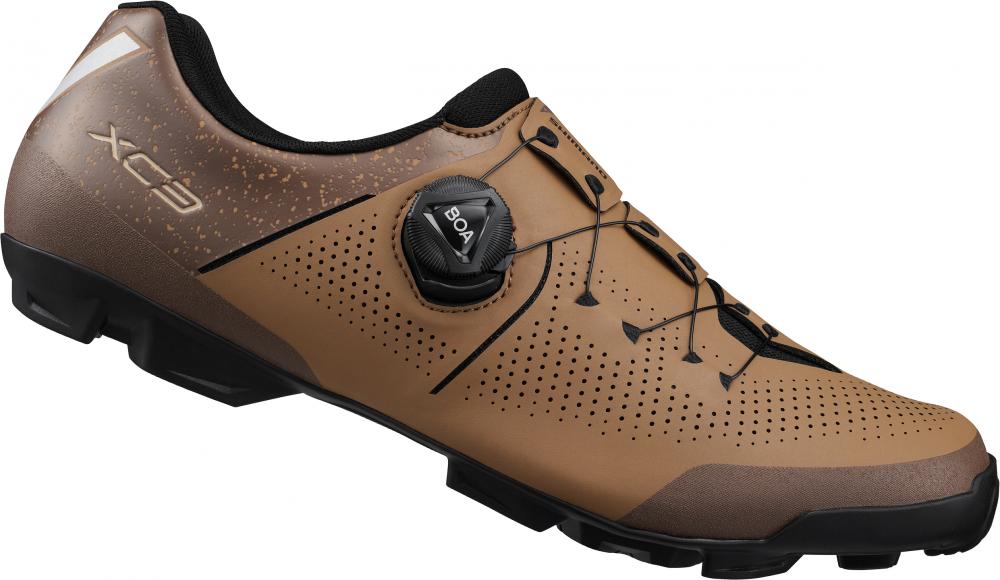 SHIMANO Fahrradschuhe XC302 Herren/Damen MTB SPD Größe 41 breit Braun