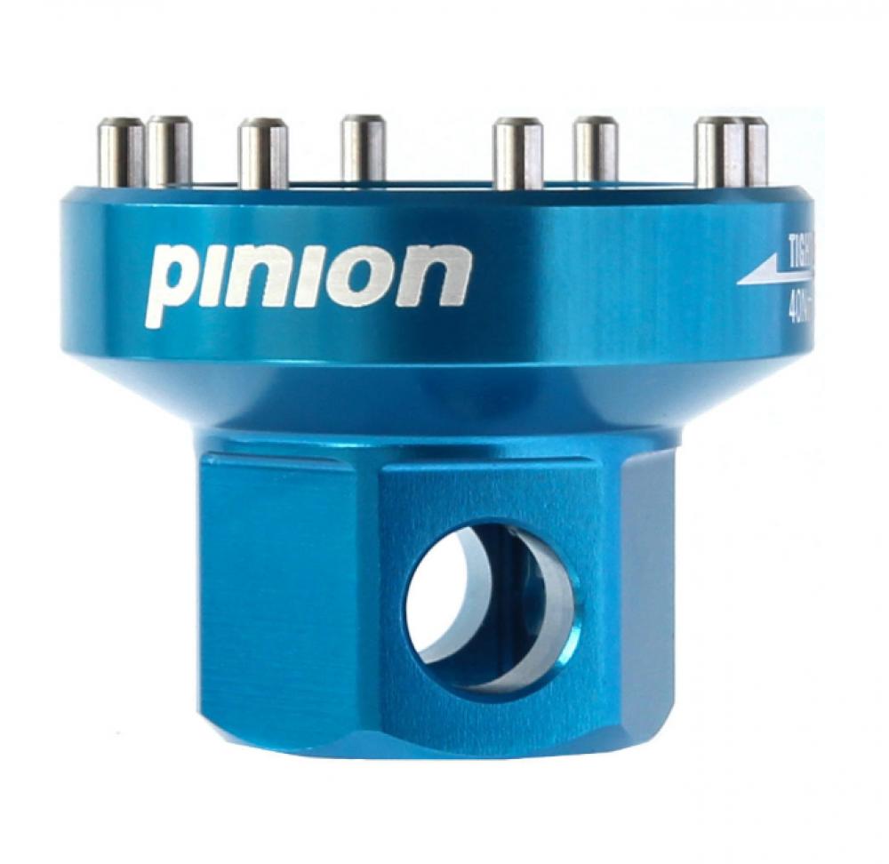 Aluminium PINION Lockringwerkzeug SL in Blau, 1/2 Zoll, zur Montage von Fahrrad Kettenrad oder Riemenscheibe am Getriebe.