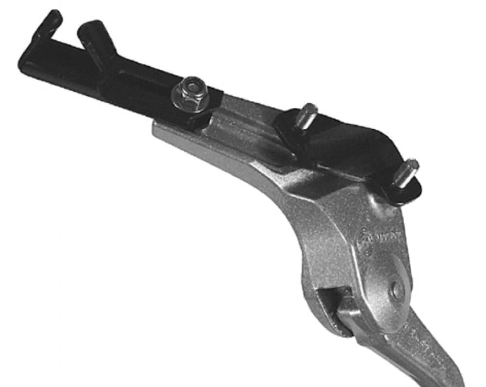 PLETSCHER Hinterbauständer Multi 28 Zoll silber, Aluminium-Druckguss, universell mit stabiler Befestigung.