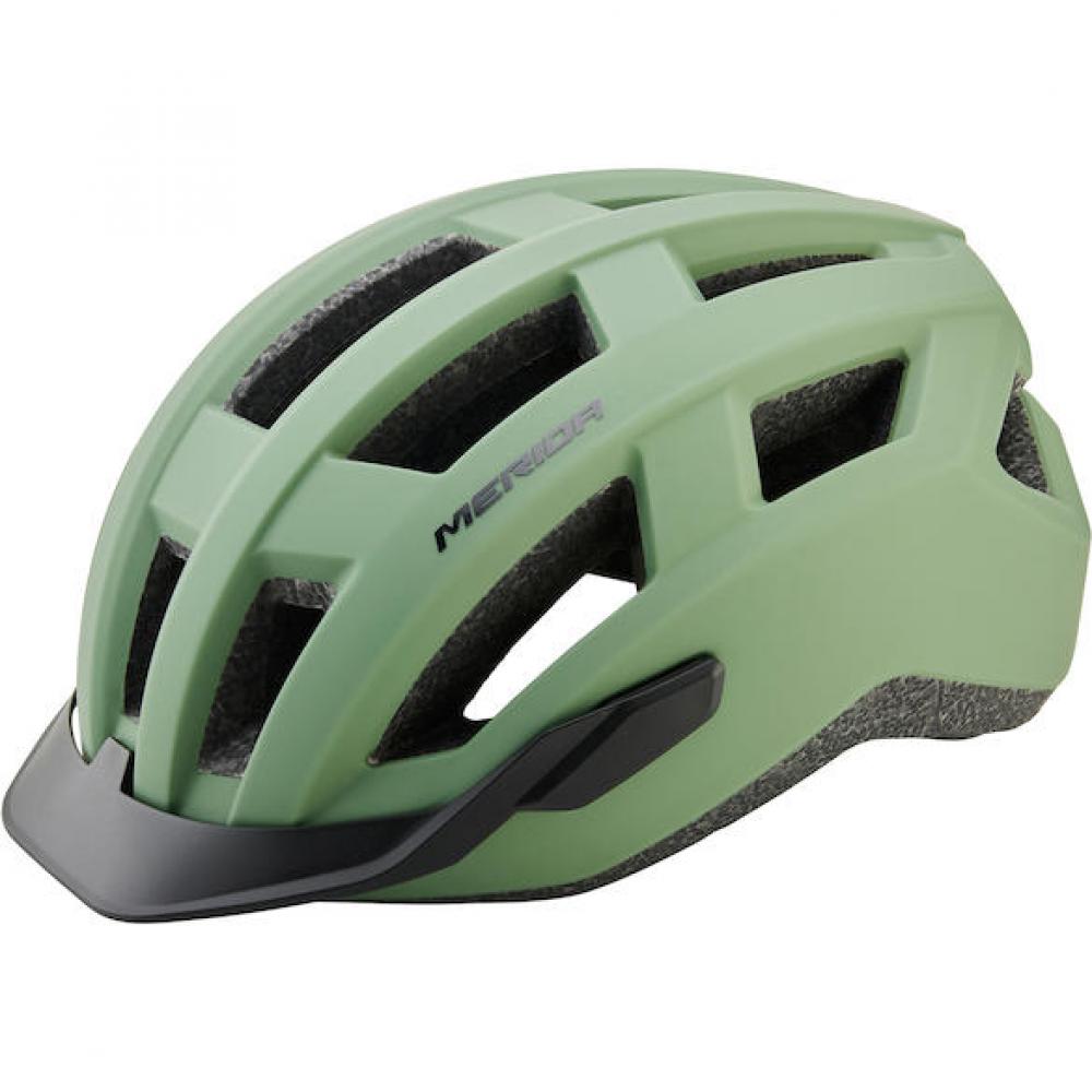 Merida Helm Explorer dunkelgrün 58-62 cm Dunkelgrün - leichter Gravel-Helm mit Top-Belüftung