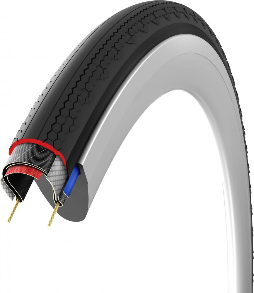 Vittoria Terreno T10 Hardpack 28 Zoll (33-622) Cyclocross 33 Schwarz - schneller Rennreifen für Hardpack