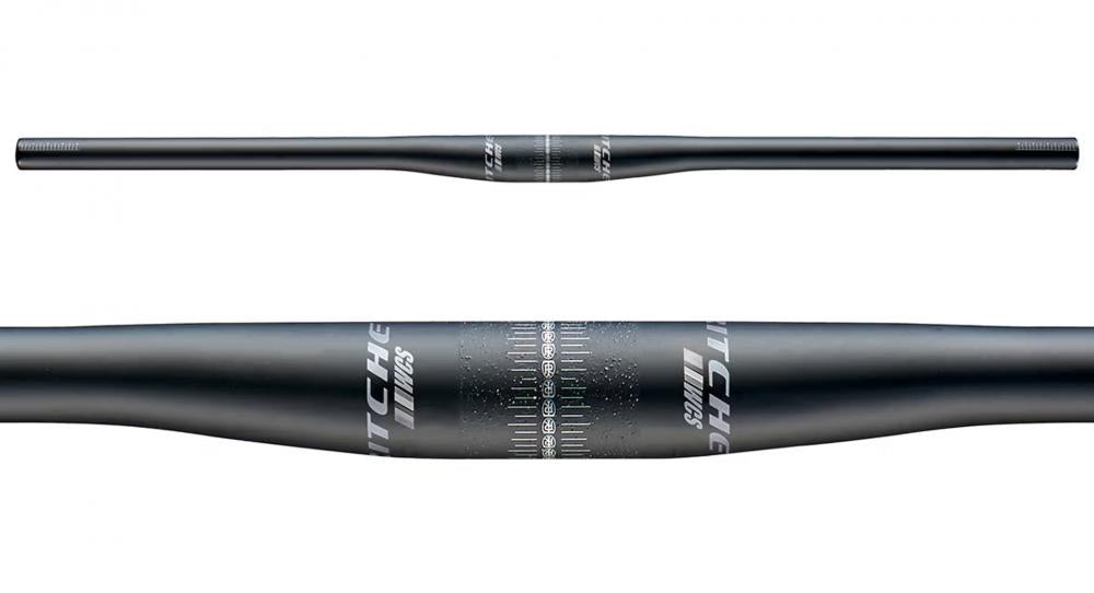 Ritchey WCS 2X Flat Lenker in Blatte Black, 31,8x740mm, +/-5mm Rise, 9° Backsweep, Alu 7050 für 29er MTBs.