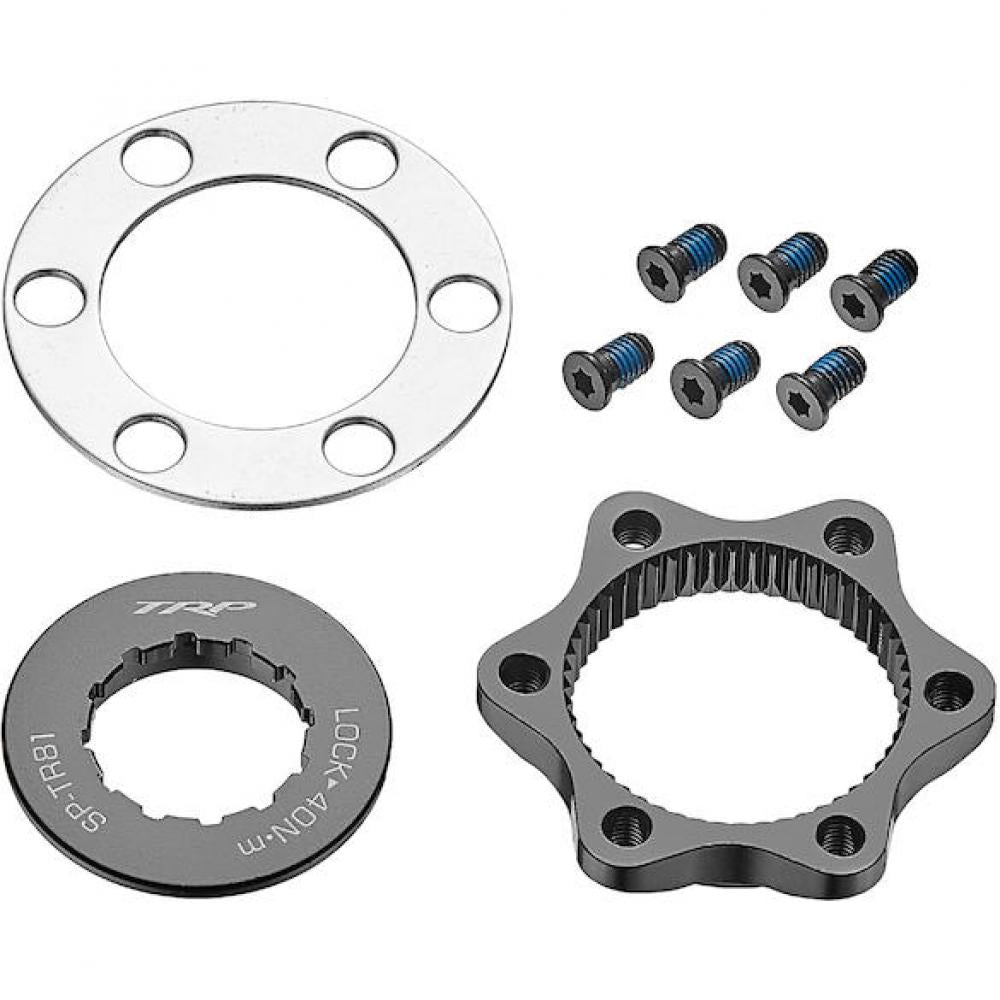TRP Adapter Centerlock auf 6-Loch CL81 für 12 mm Achsen - Schwarz