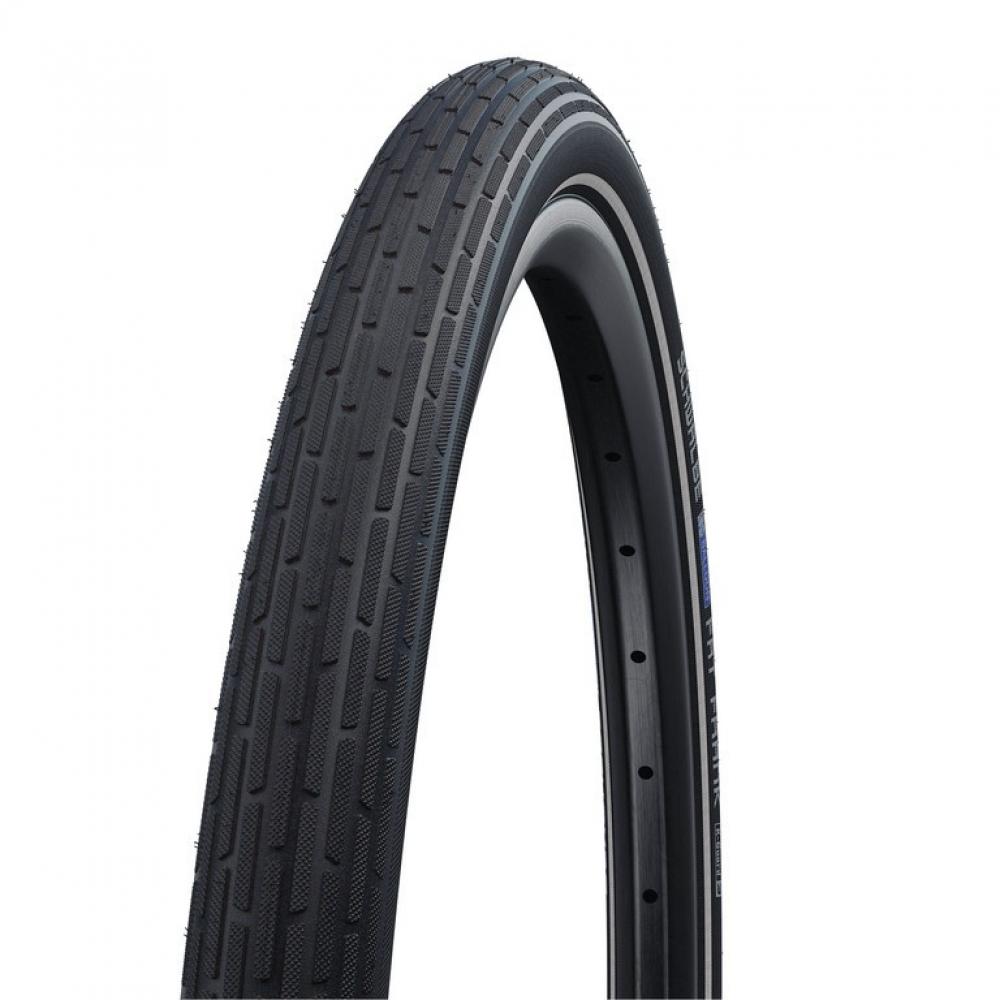 Schwalbe FAT FRANK Active Line Drahtreifen 50-622 Schwarz/Reflex, stylischer Urban-Cruiser mit Pannenschutz.
