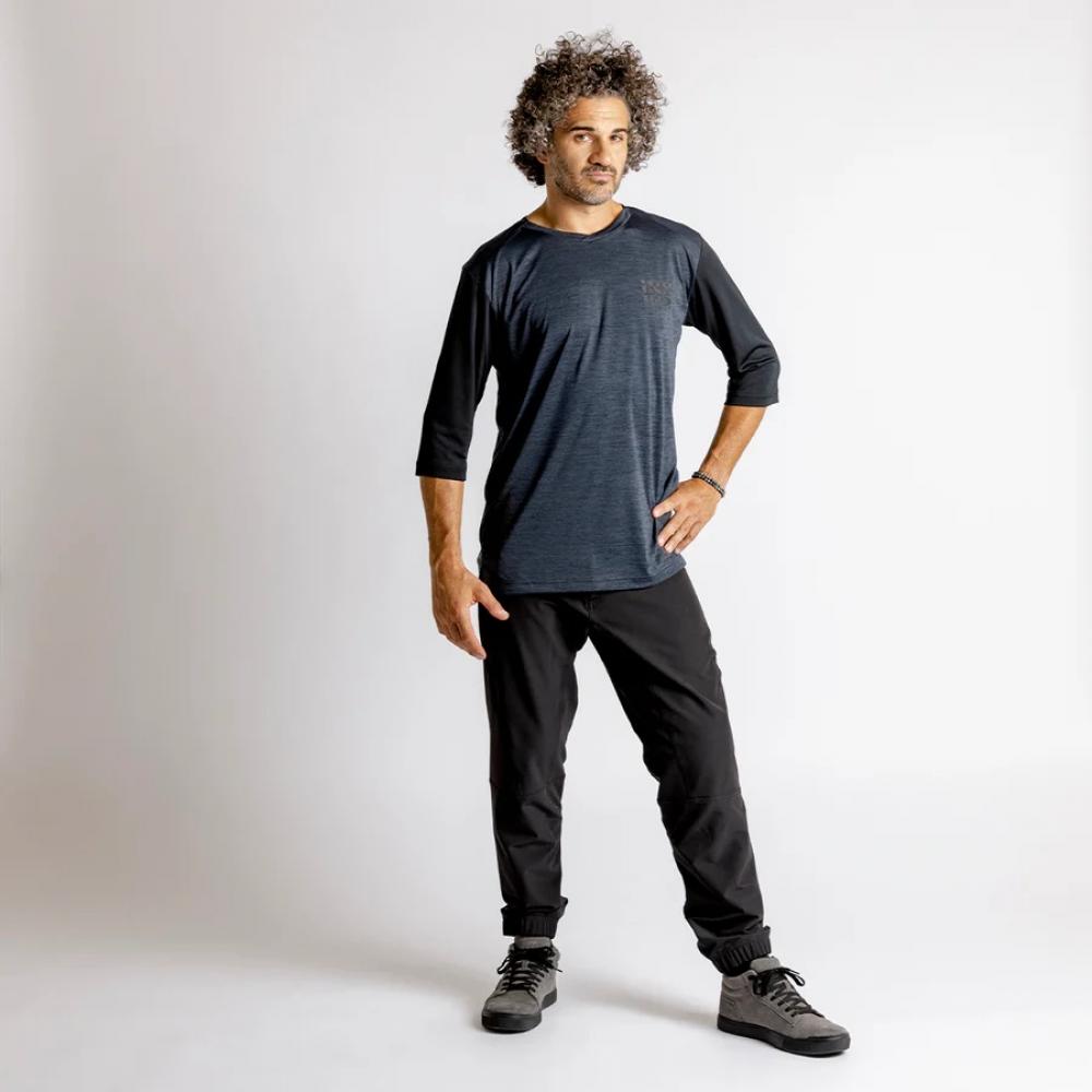 IXS Sports Division iXS Carve Pants XL black - atmungsaktive MTB-Hose mit Knieschutz-Komfort