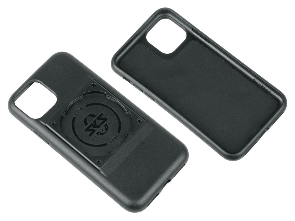 SKS Compit Cover für iPhone 11 Pro stoßdämpfende 2-Komponenten-Hülle mit Oversize-Bajonettaufnahme für sichere Fahrradhalterung