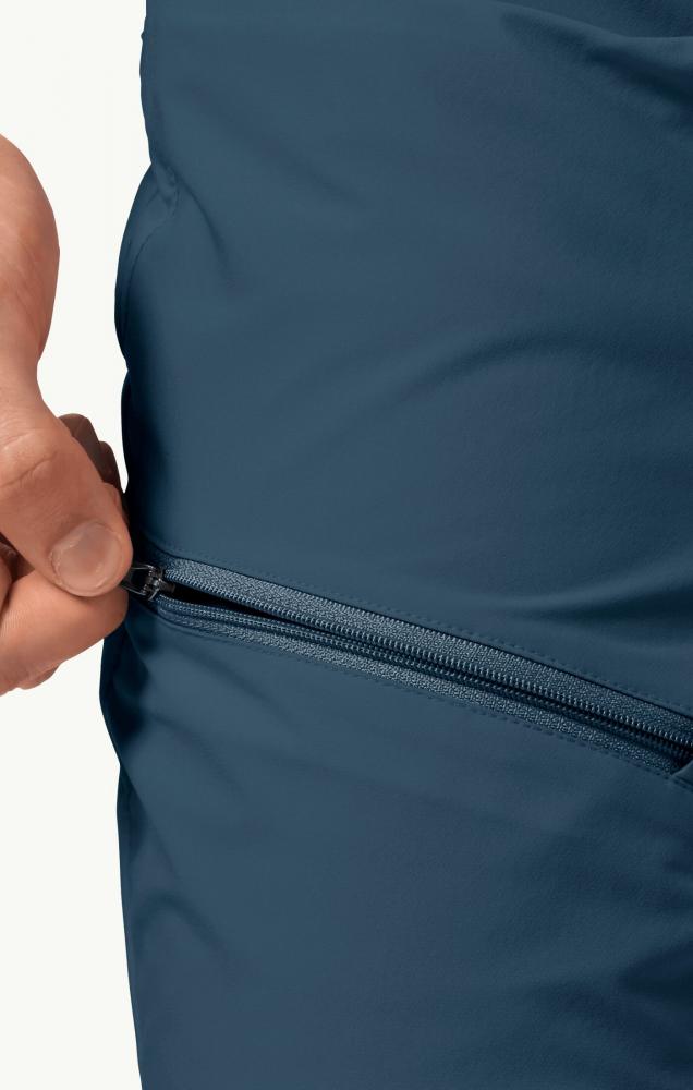 Jack Wolfskin Tourer Shorts M Synthetic Fiber Shorts Dark Sea Größe 52
