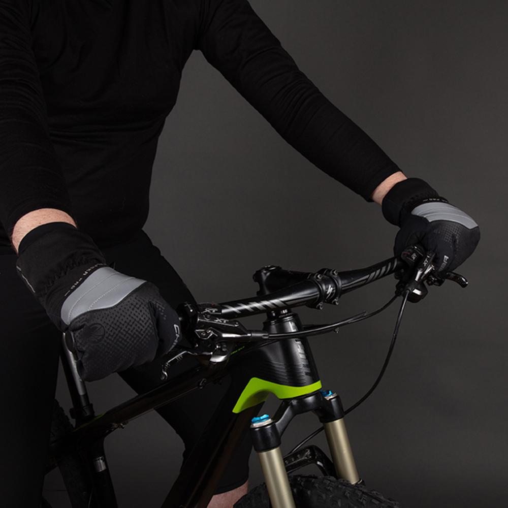 CHIBA Alaska Pro - wasserdichte Radhandschuhe Lobster-Stil, schwarz, Größe M