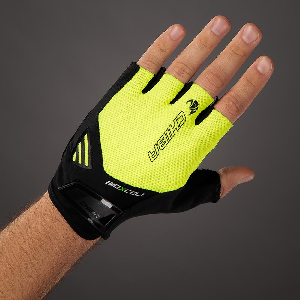 CHIBA BioXCell Air - Radhandschuhe neongelb XXL mit BioXCell Gelpolsterung