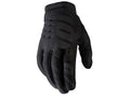100% Brisker Women's Cold Weather Gloves L black - warmer Bike-Handschuh mit Top-Grip