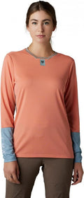FOX Defend Damen MTB-Langarmtrikot XL - Salmon Pink