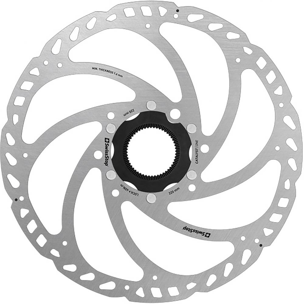 SwissStop Catalyst One Centerlock Disc Rotor 220 Rot - leistungsstarke MTB-Bremsscheibe