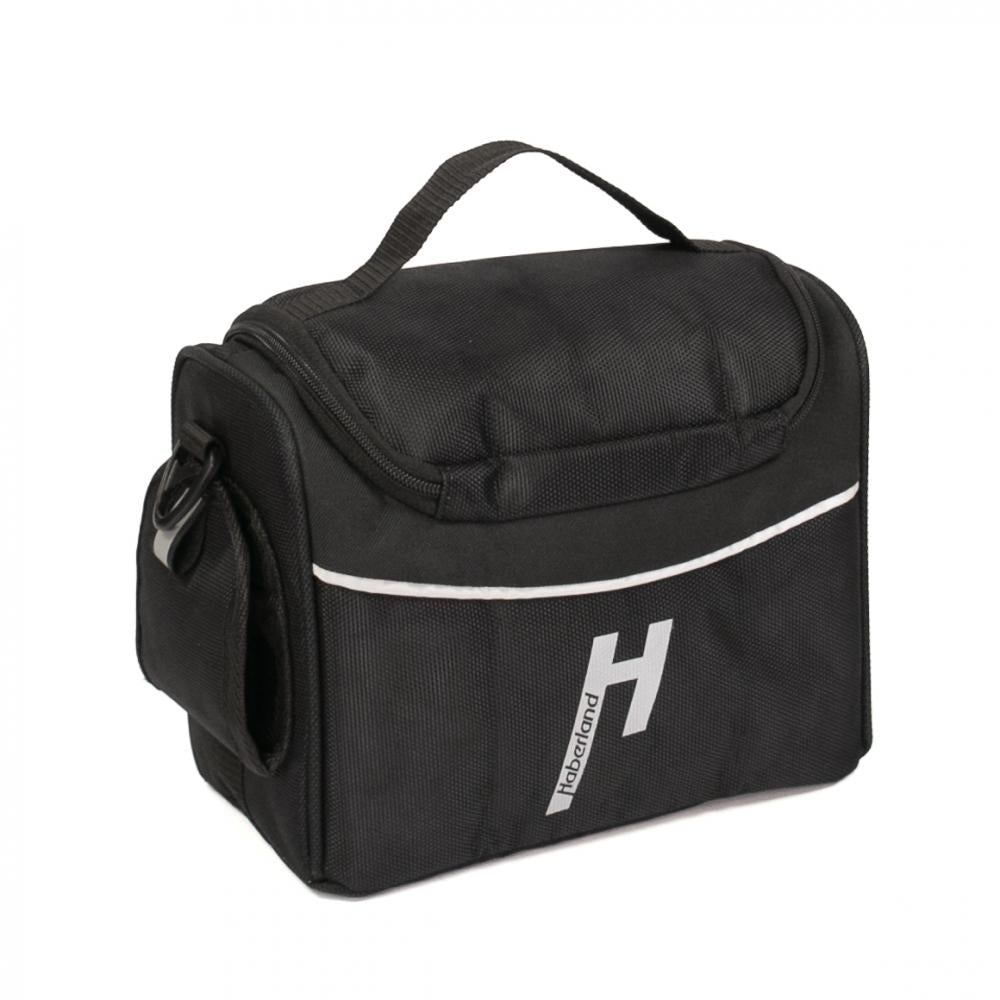 Haberland Lenkertasche Siebensachen 5l schwarz - geräumige Bike-Lenkerbag mit KLICKfix