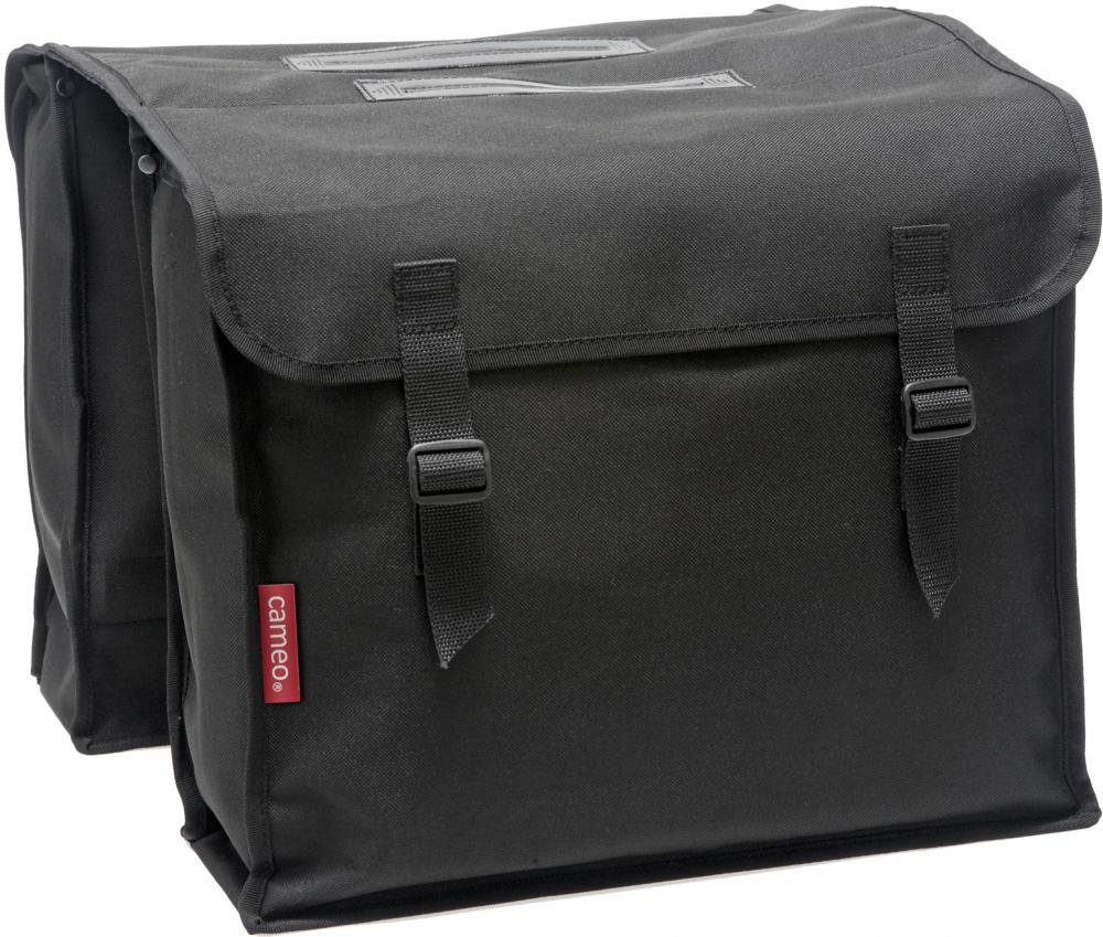 New Looxs Doppelpacktasche Cameo Black 2x 18L Black - robuste Gepäckträgertasche
