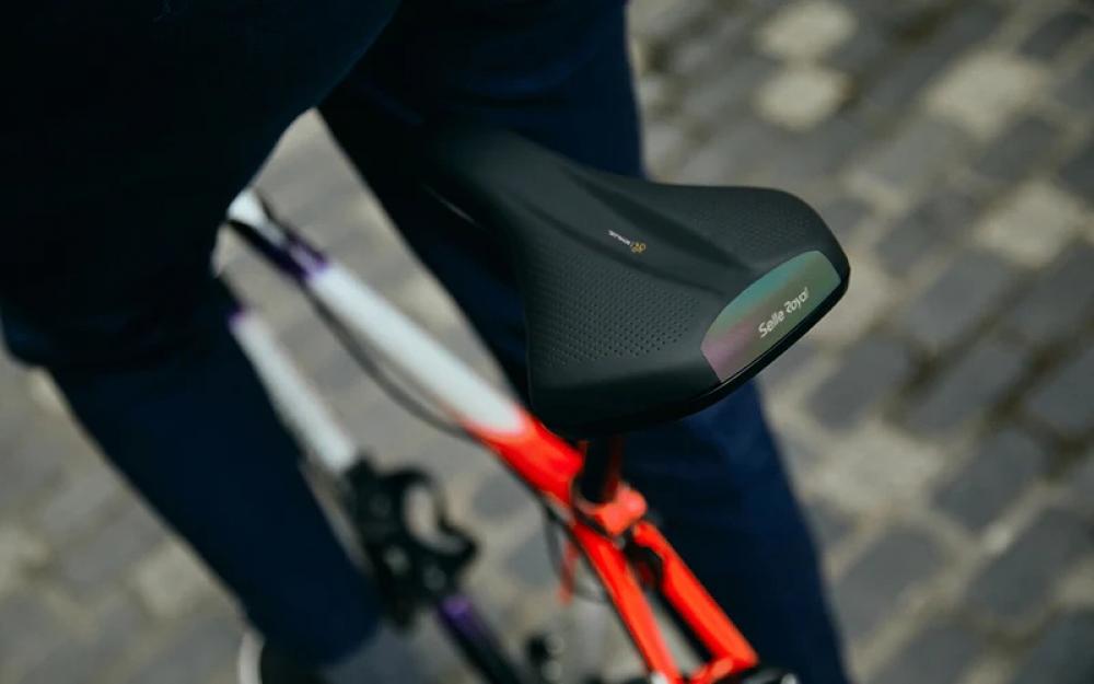 Selle Royal Fahrradsattel Vivo Athletic Unisex One Size - komfortabler City-Sattel mit Reflex-Heck